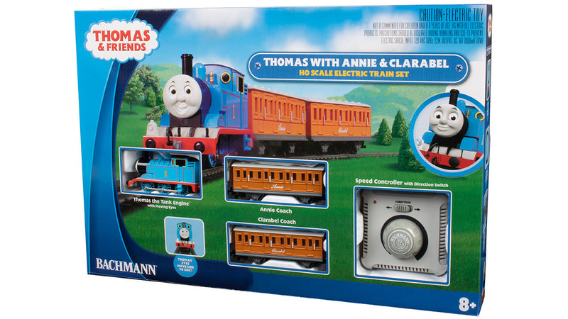 Bachmann Trains Thomas With Annie And Clarabel Kids Toy Electric Train, HO Scale