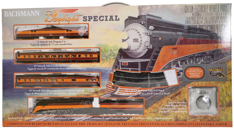 Bachmann Trains - DAYLIGHT SPECIAL - Ready To Run Electric Train Set - HO Scale