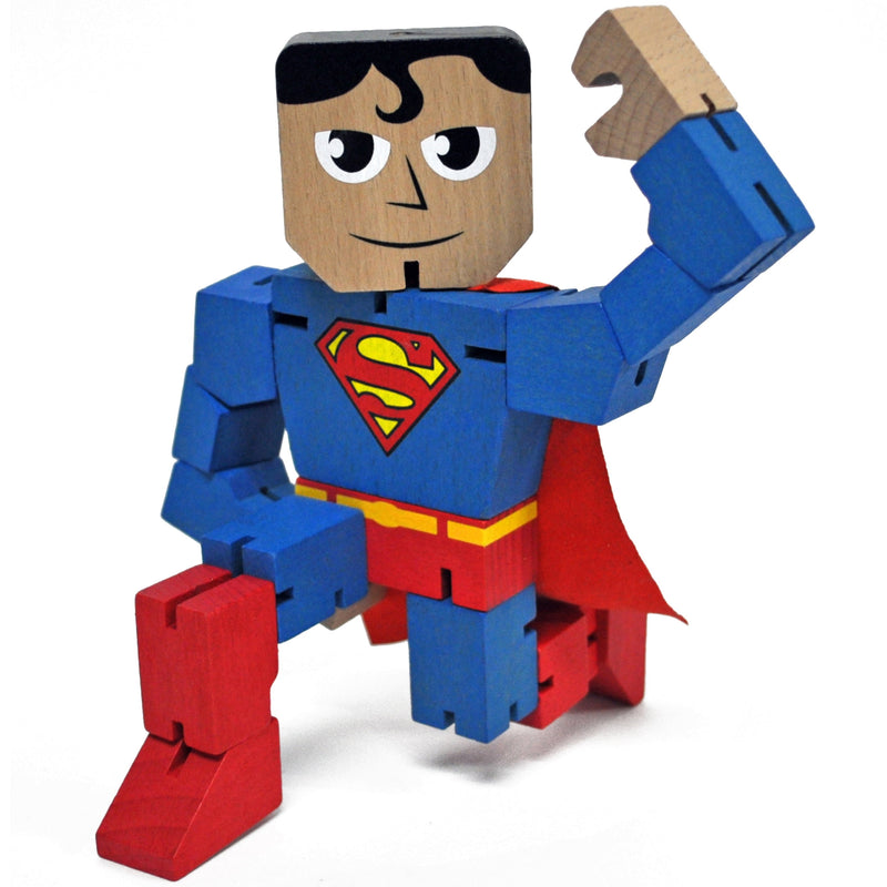 Dc Comics Superman Wood Warriors 8"