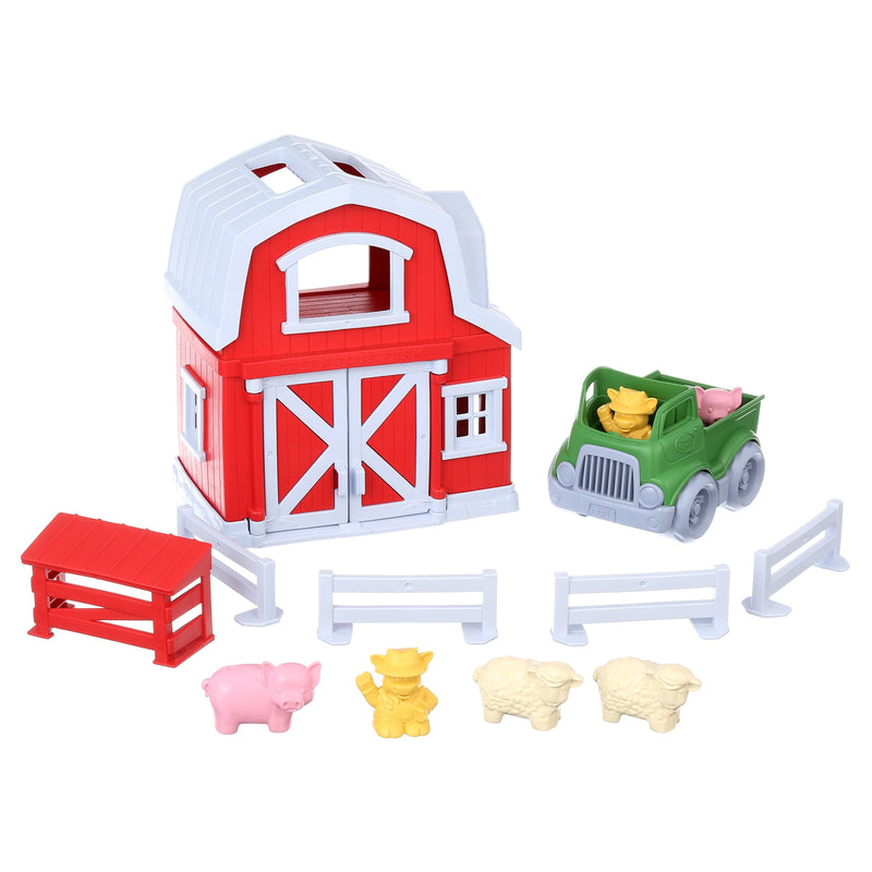 Green Toys Farm Playset Eco Friendly Toys for Kids Gift