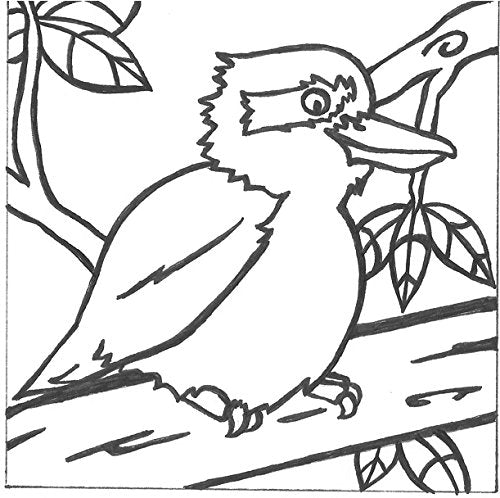 Paint-A-Doodle 12x12 Laughing Kookaburra