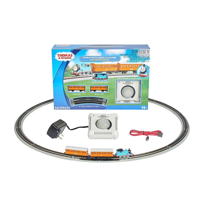 Bachmann Trains - THOMAS WITH ANNIE AND CLARABEL Ready To Run Electric Train Set - N Scale