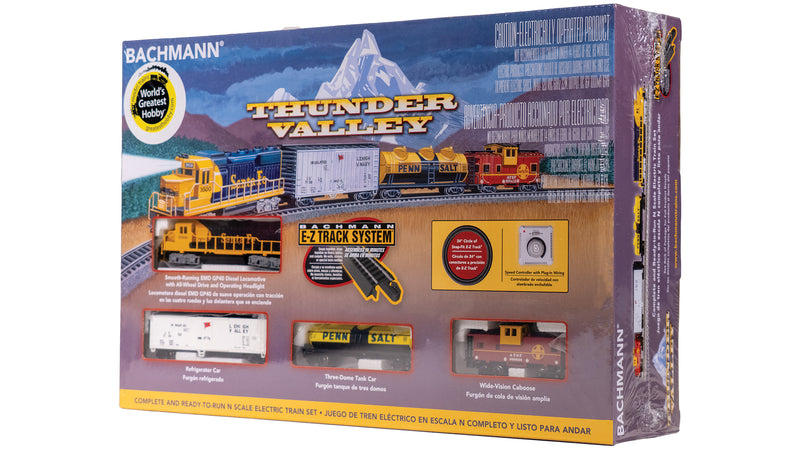 Bachmann Trains N Scale Thunder Valley Freight Train Ready To Run Electric Train Set