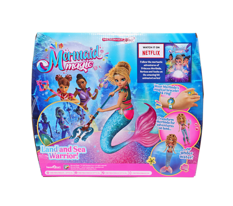 Mermaid Magic 9" Warrior Transformation Doll - Merlinda