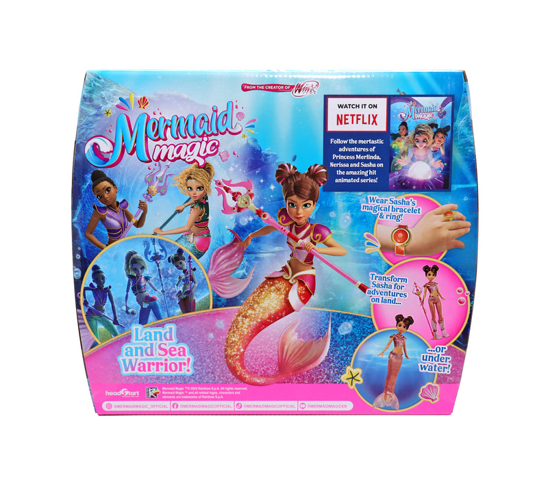 Mermaid Magic 9" Warrior Transformation Doll - Sasha