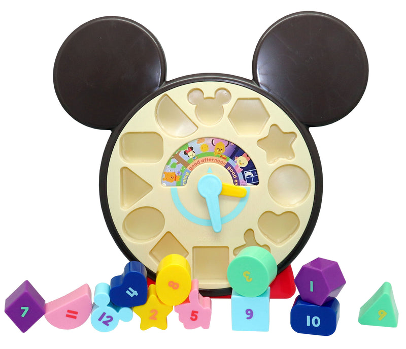 Disney Toddler Mickey Mouse Shape O’Clock Learning Toy