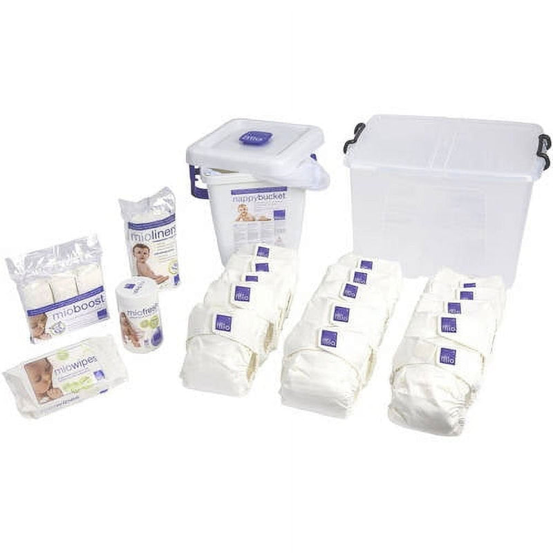 Bambino Mio Prem Birth To Potty Set, White