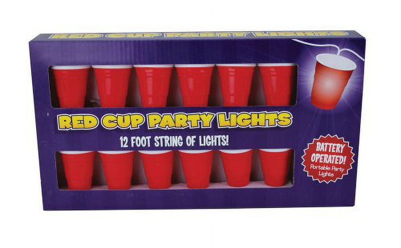 BIG MOUTH TOYS Red Cup Party String Lights