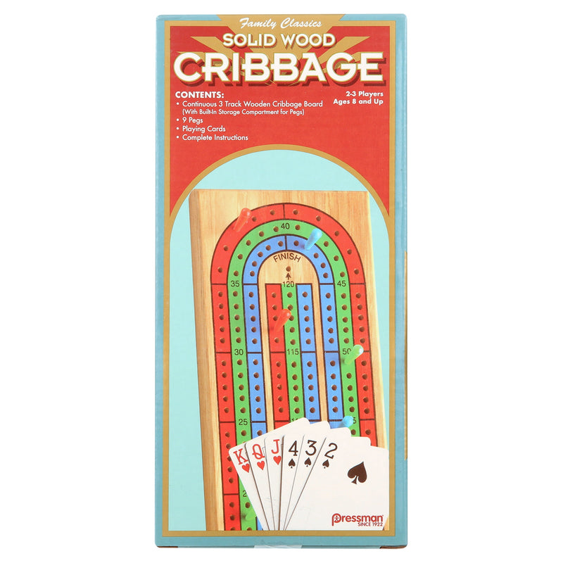 Pressman Cribbage With Cards