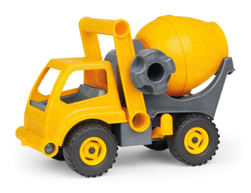 LENA Eco Active Cement Mixer Toy Truck for Kids, Easy Grab Handle and Flip Open Cab, Super Sturdy Construction for Sanbox or indoor Action