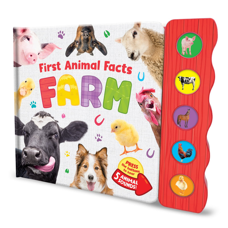 Kidsbooks Publishing 5 Button Farm Facts Book