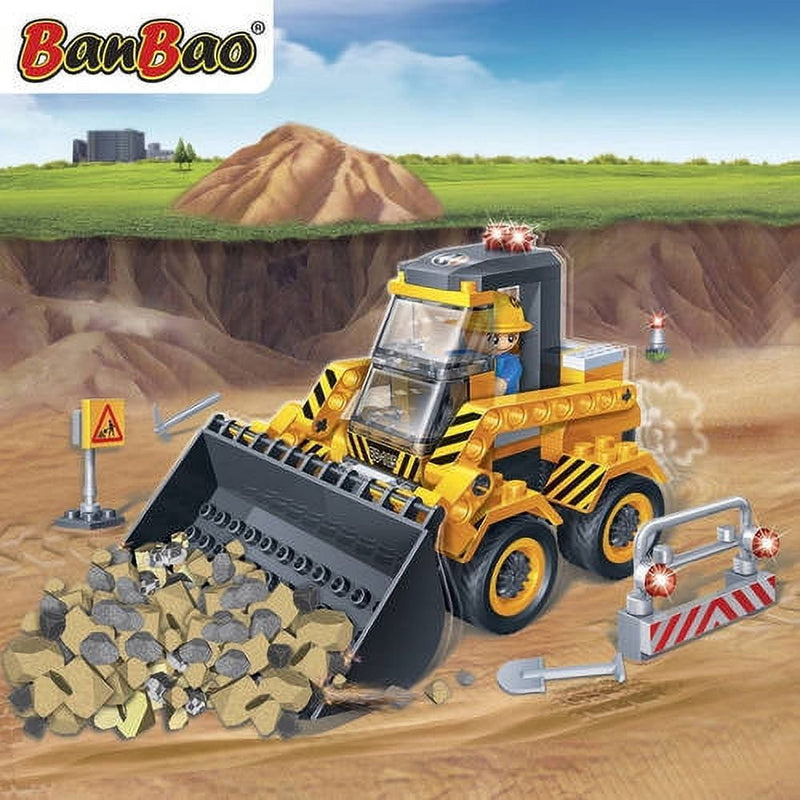 BanBao Mini Excavator Building Set for Kids