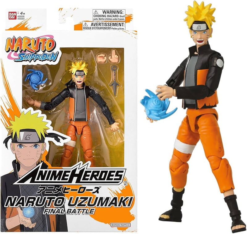 Bandai - Naruto- Anime Heroes - Sasuke Taka Action Figure - Collectibles