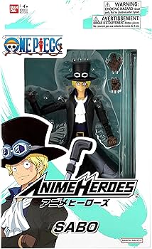 Bandai - One Piece - Anime Heroes - Sabo Action Figure - Collectibles