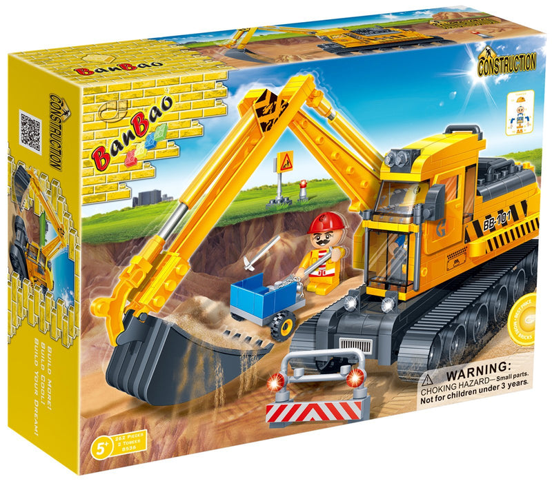 BanBao BUCKET DIGGER Construction Toy Building Set for Kids