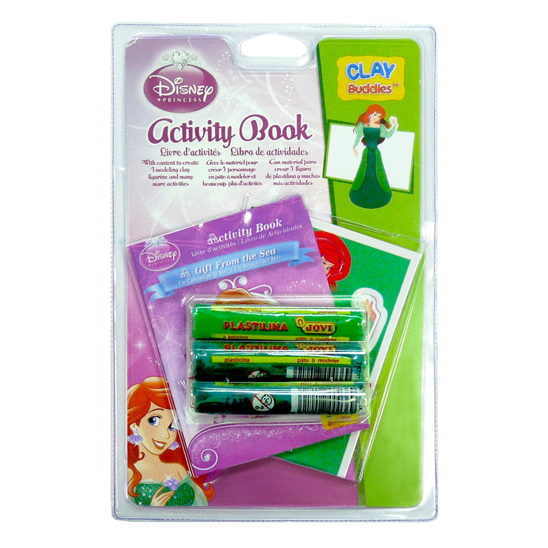 GIROMAX Disney Princess Clay Buddies – Ariel Character Modeling Clay Kit