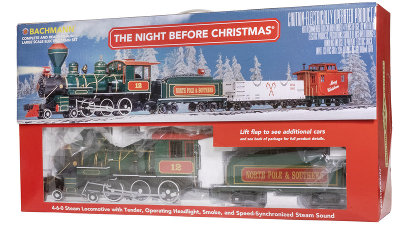 Bachmann Trains G Scale Night Before Christmas Ready To Run Electric Train Set