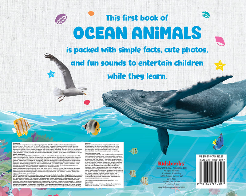 Kidsbooks Publishing 5 Button Ocean Facts Book