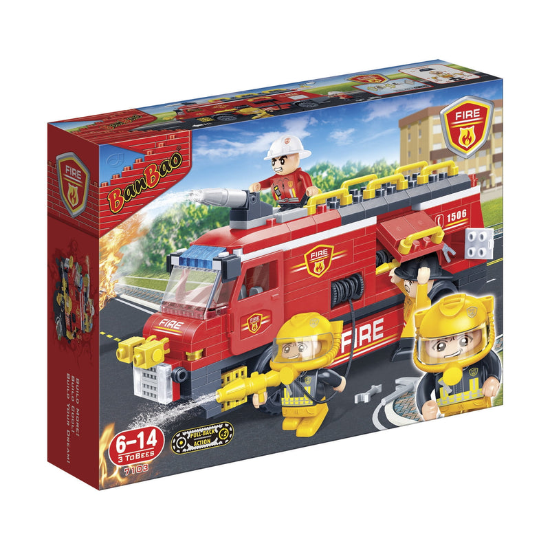 BanBao Fire Station Building Brick Set (828 pieces)
