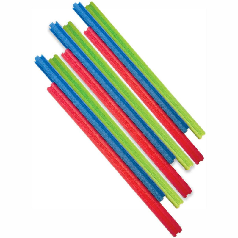 Linkems 9 Pack Interlocking Pool Noodles Multicolor Connectable Foam Noodles