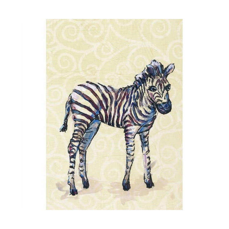 Oopsy Daisy's Zebra Baby Canvas Wall Art - Size 10x14