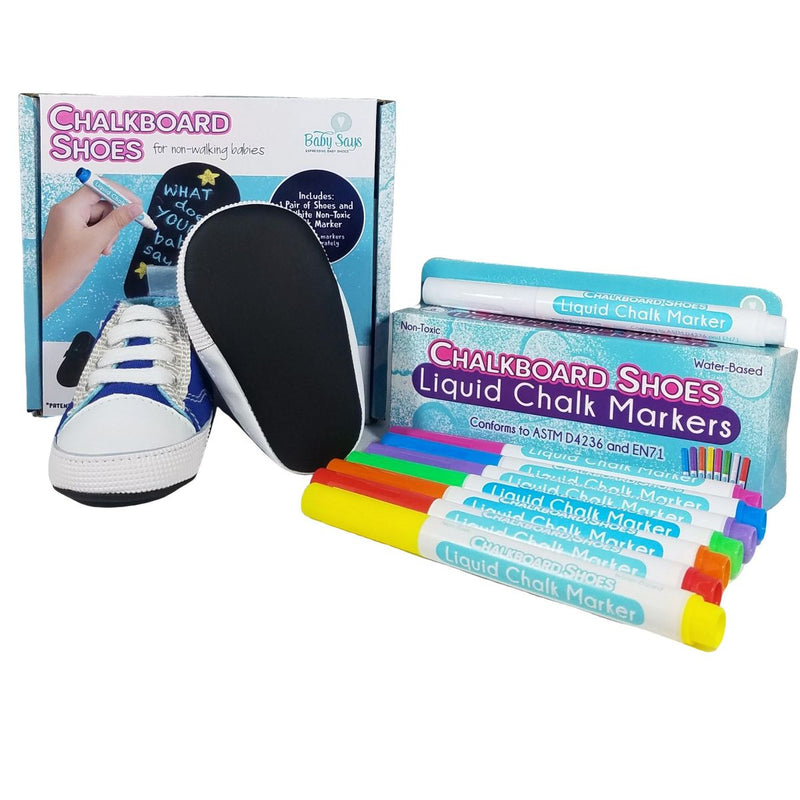 Baby Says Blue Sneakers 6-9 mo