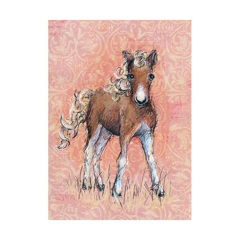 Oopsy Daisy's Florence The Foal Canvas Wall Art - Size 10x14
