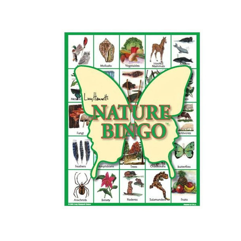 Lucy Hammett Nature Bingo Educational Game Explore Habitats, Wildlife & Ecosystems