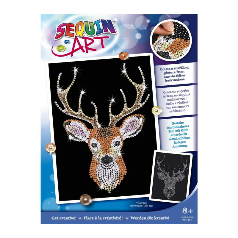 Sequin Art STAG Sparking DIY Art Craft Kit