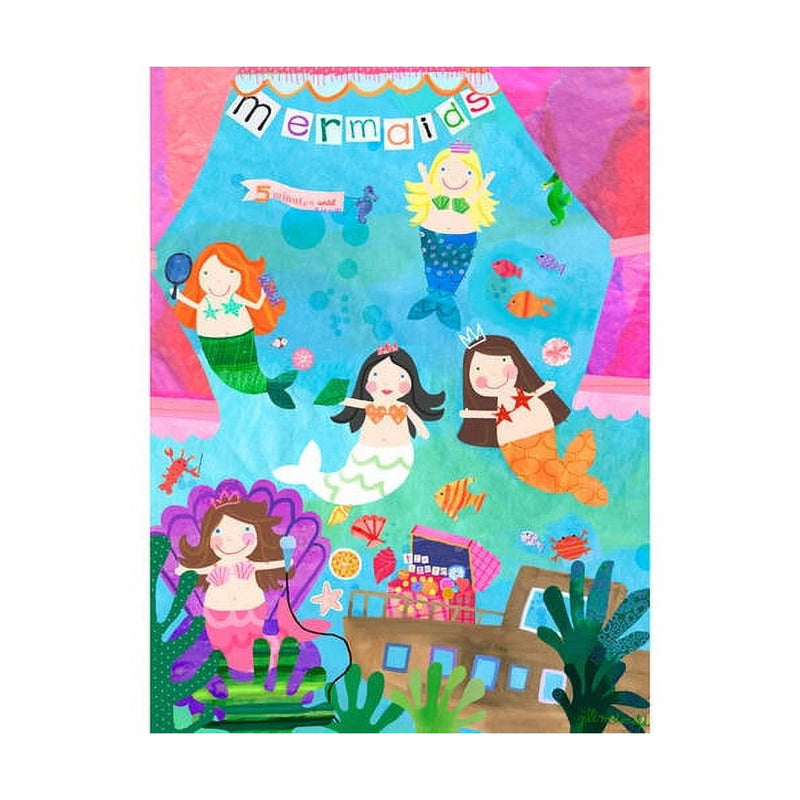 Oopsy Daisy's Mermaid Performance Canvas Wall Art - Size 14x18