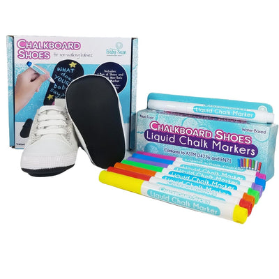 Baby Says White Sneakers 9-12 mo