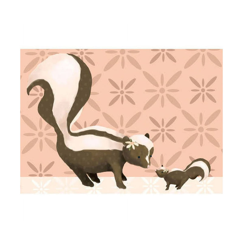 Oopsy Daisy's Sweet Skunks Canvas Wall Art - Size 14x10