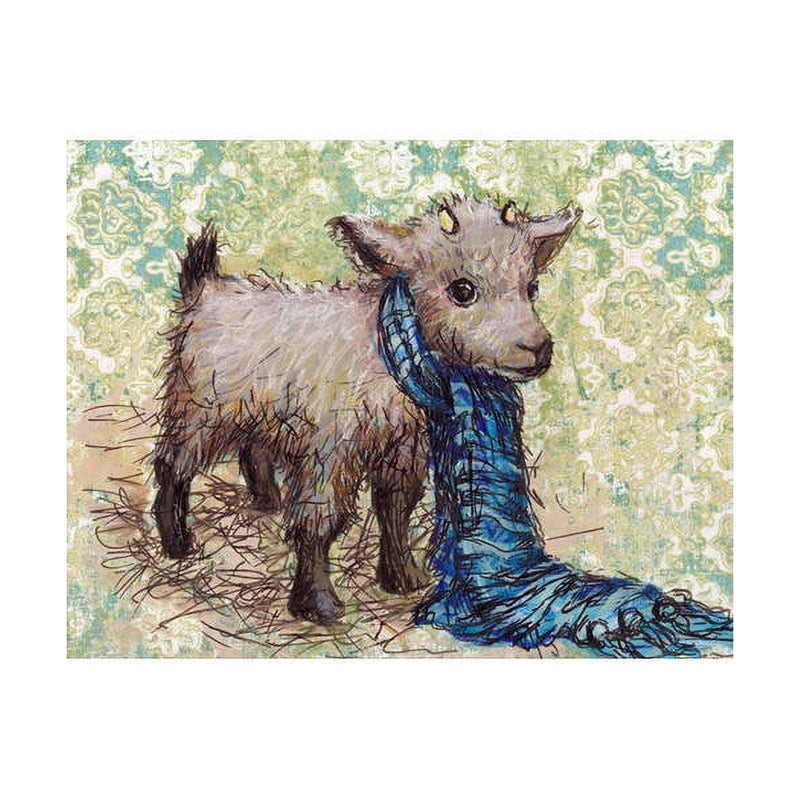 Oopsy Daisy's Milton The Goat Canvas Wall Art - Size 14x10