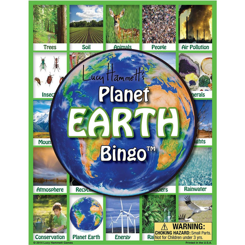 Lucy Hammett Earth Bingo Game Geography and Sustainability Learning for Students