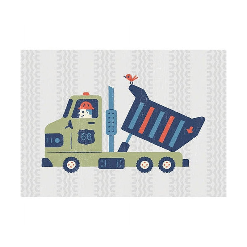 Oopsy Daisy's Little Tow Truck Canvas Wall Art - Size 14x10