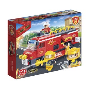 BanBao Fire Rescue Team Building Brick Kit Building Set for Kids