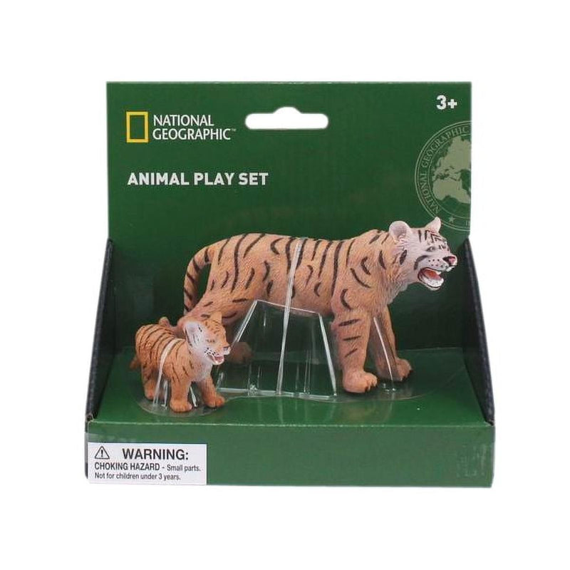 National Geographic Tiger and cub Figurines, 2 pc