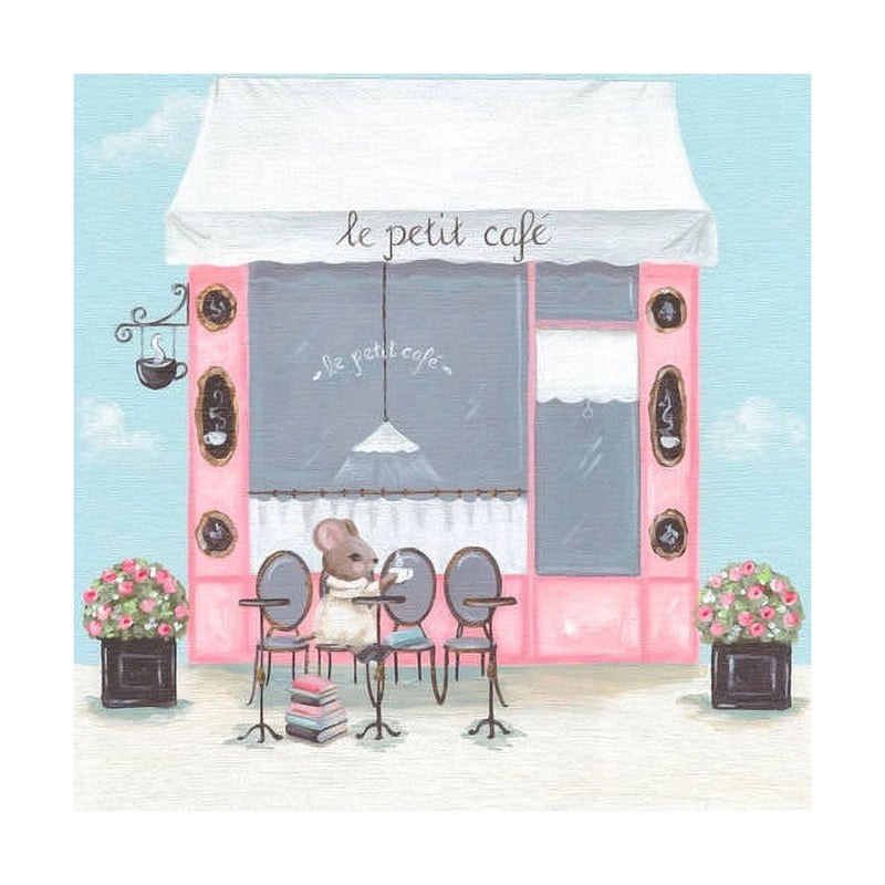 Oopsy Daisy's Little Petite Cafe Canvas Wall Art - Size 10x10