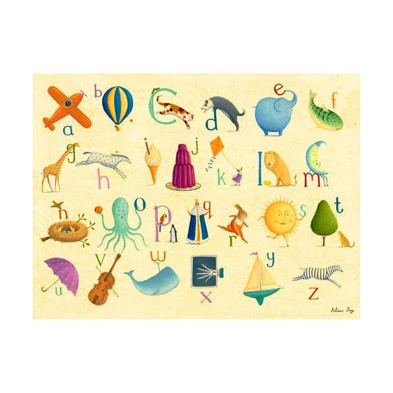 Oopsy Daisy's Crackle Alphabet Canvas Wall Art - Size 24x18