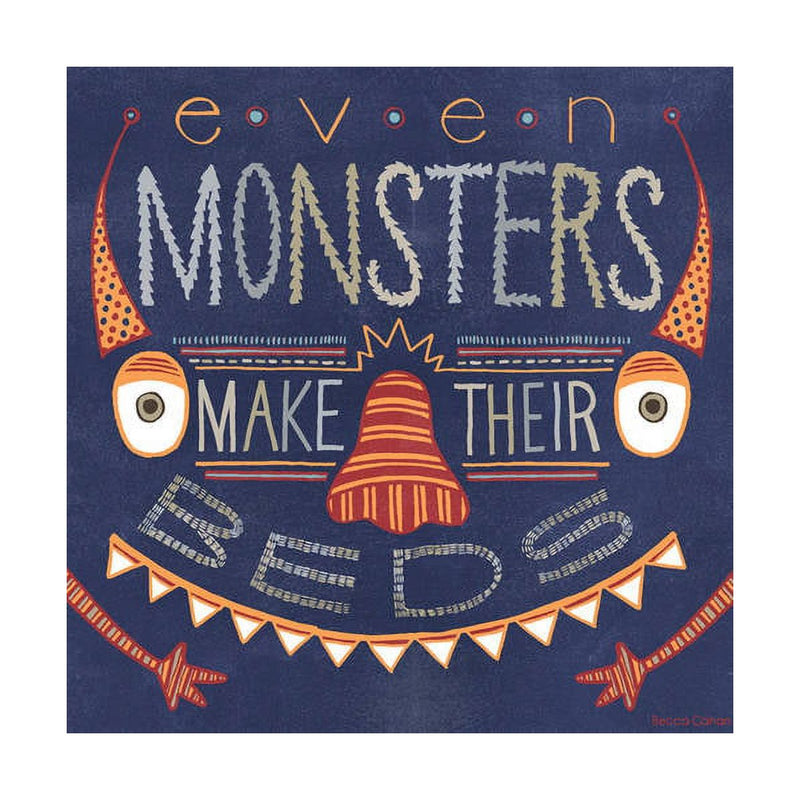 Oopsy Daisy Too's Monsters Canvas Wall Art Size 21x21