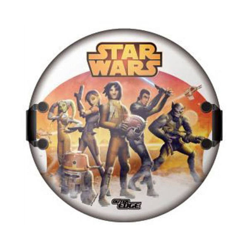 Star Wars 24-Inch Foam Winter Sled for Kids - Lightweight Snow Sled with Character Graphics