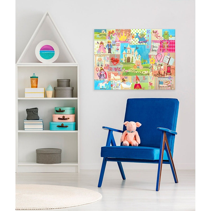 Oopsy Daisy's Royal Alphabet Canvas Wall Art - Size 24x18