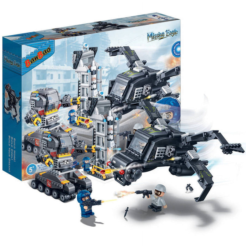 BanBao Mission Eagle Battlefield (56 Building Set for Kids