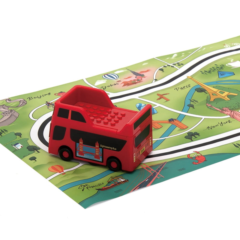 Playsteam Line Tracking Sightseeing Bus