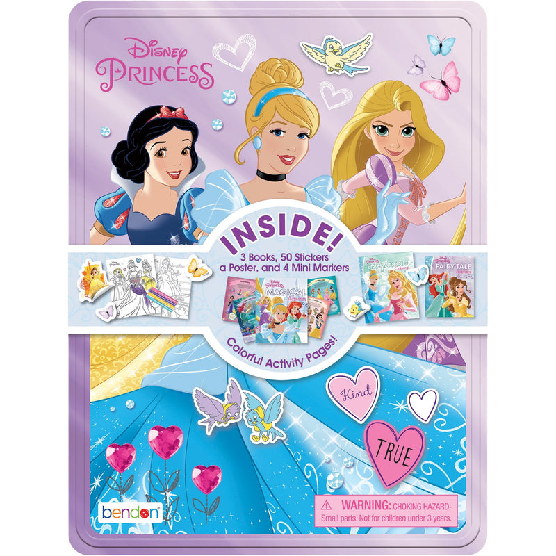 DISNEY PRINCESS ACTIVITY TIN