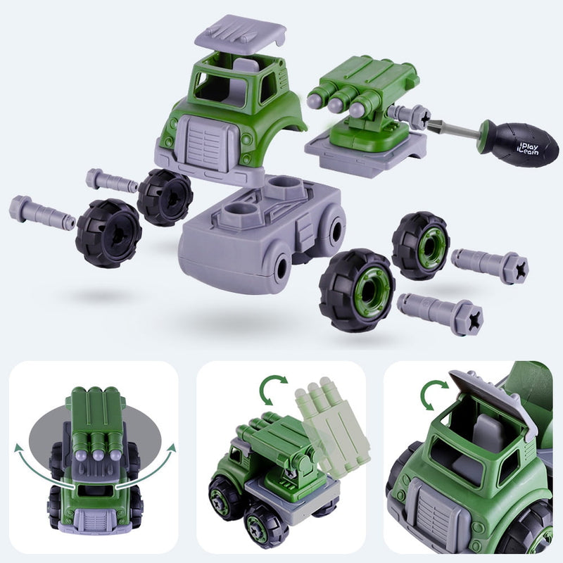 I, PLAY I, LEARN Take-A-Part Truck Military Series 2 Toy