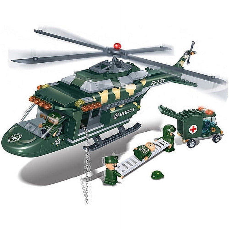 BanBao Medical Helicopter Building Set for Kids