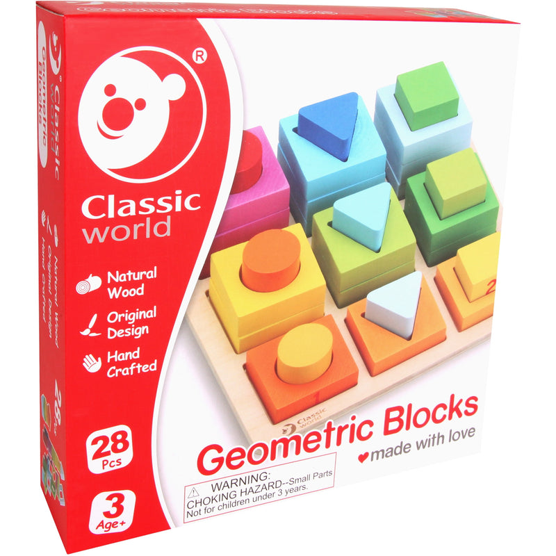 Classic World Geometric Blocks Set