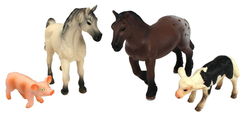 National Geographic Farm Horses Pig Sheep 4pcs