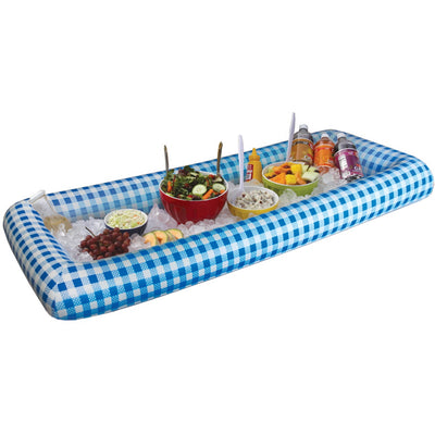 Blue Gingham Inflatabuffet